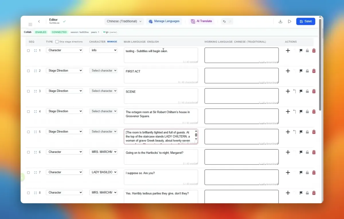 Figure 1: AI Translate interface